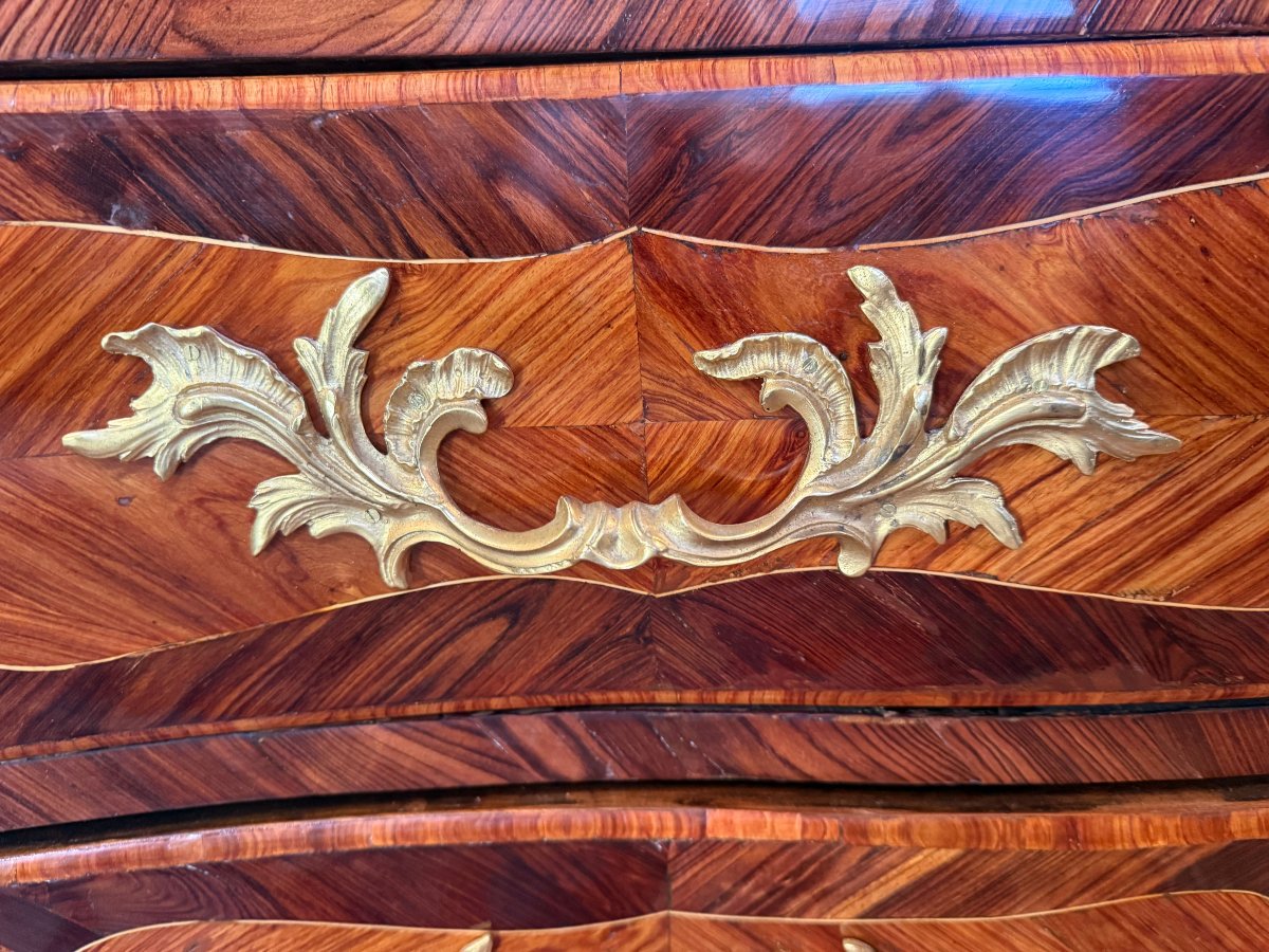 Louis XV-period Chest Of Drawers, Stamped "lefevre"-photo-1
