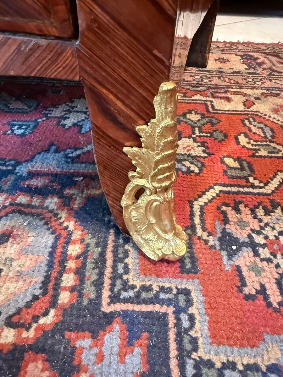 Louis XV-period Chest Of Drawers, Stamped "lefevre"-photo-3