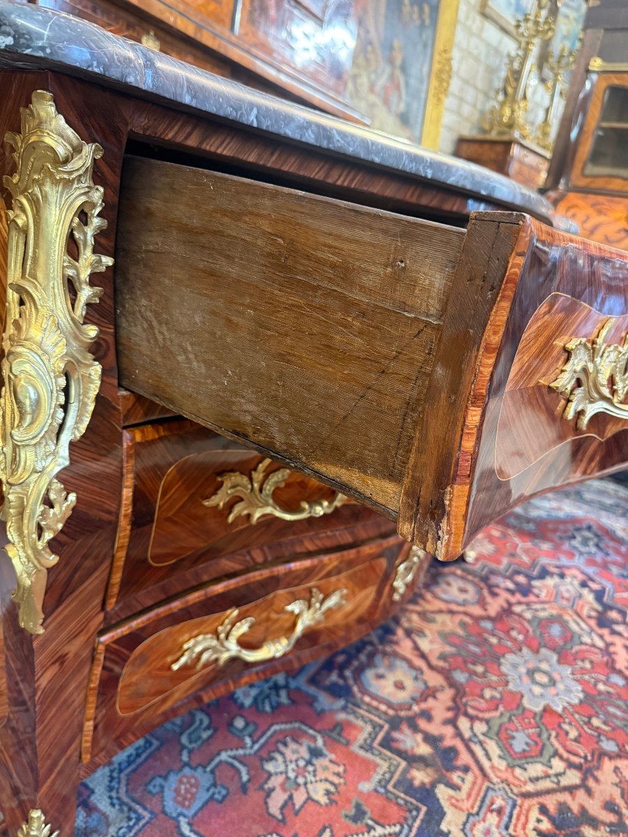 Louis XV-period Chest Of Drawers, Stamped "lefevre"-photo-5