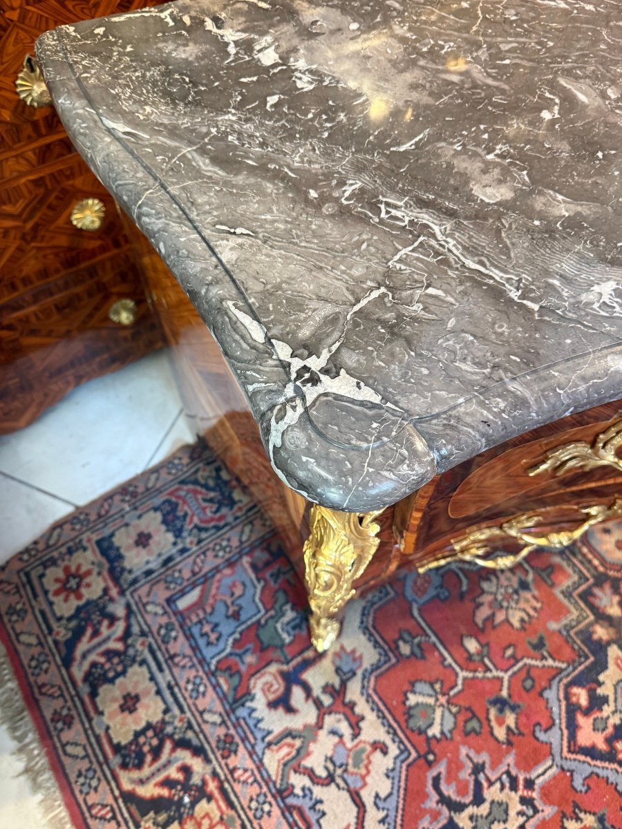 Louis XV-period Chest Of Drawers, Stamped "lefevre"-photo-7