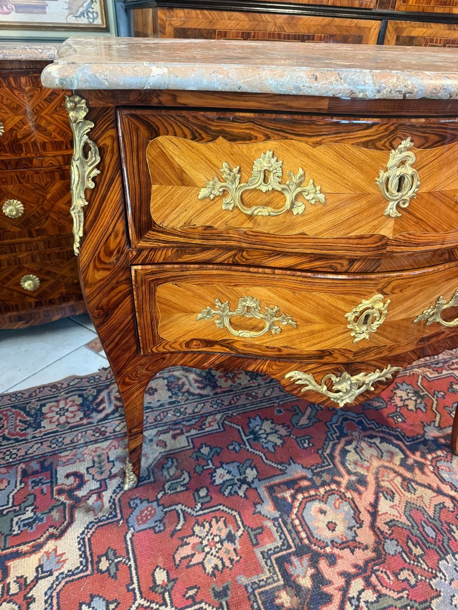  COMMODE  EPOQUE LOUIS XV ESTAMPILLEE JACQUES BIRCKLE-photo-2