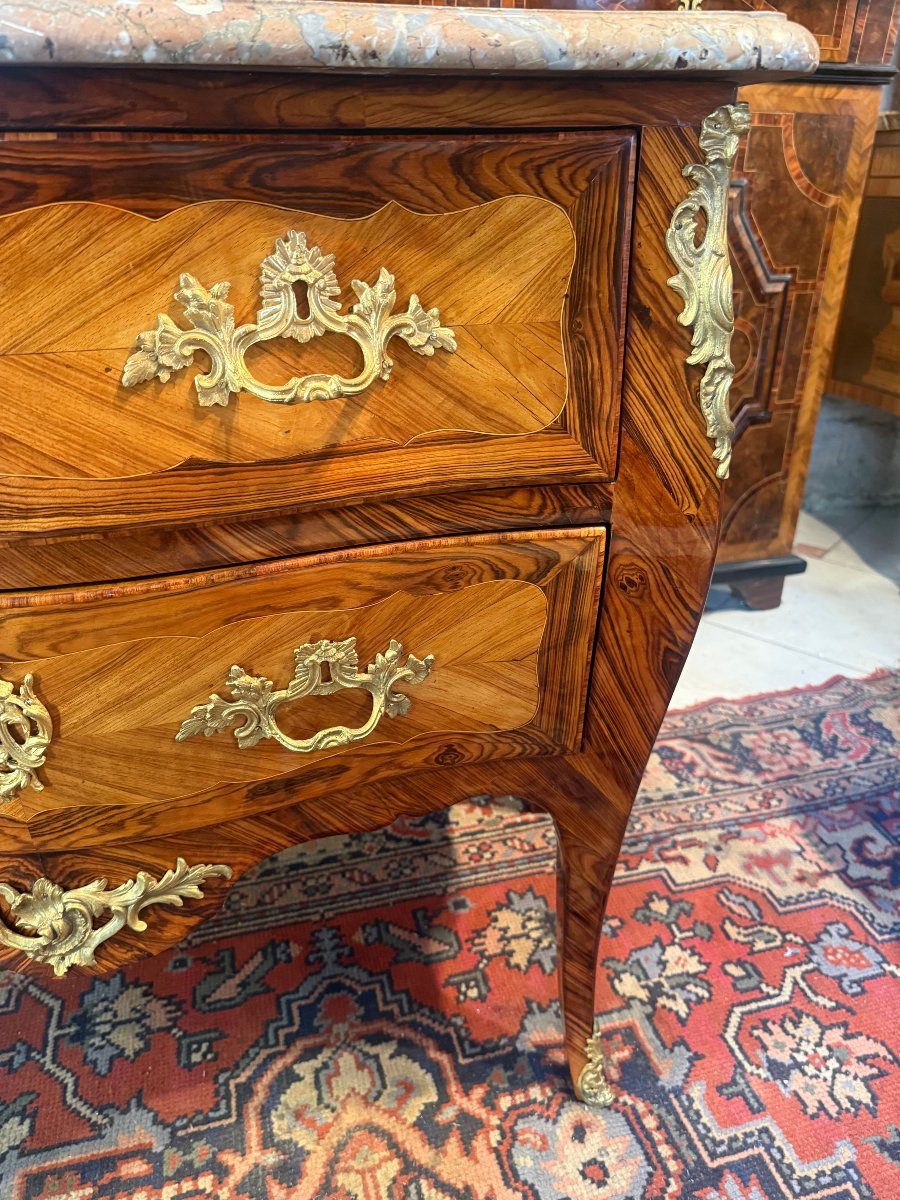  COMMODE  EPOQUE LOUIS XV ESTAMPILLEE JACQUES BIRCKLE-photo-3