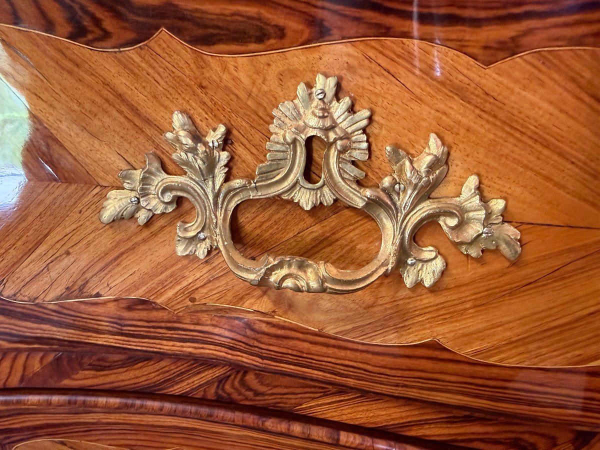  COMMODE  EPOQUE LOUIS XV ESTAMPILLEE JACQUES BIRCKLE-photo-4
