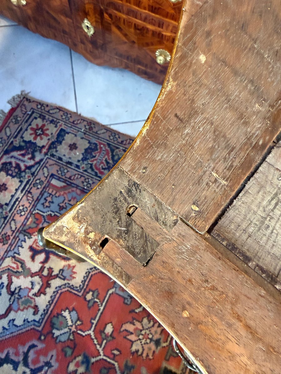 .COMMODE  DE STYLE LOUS XV EN LAQUE DE CHINE-photo-4