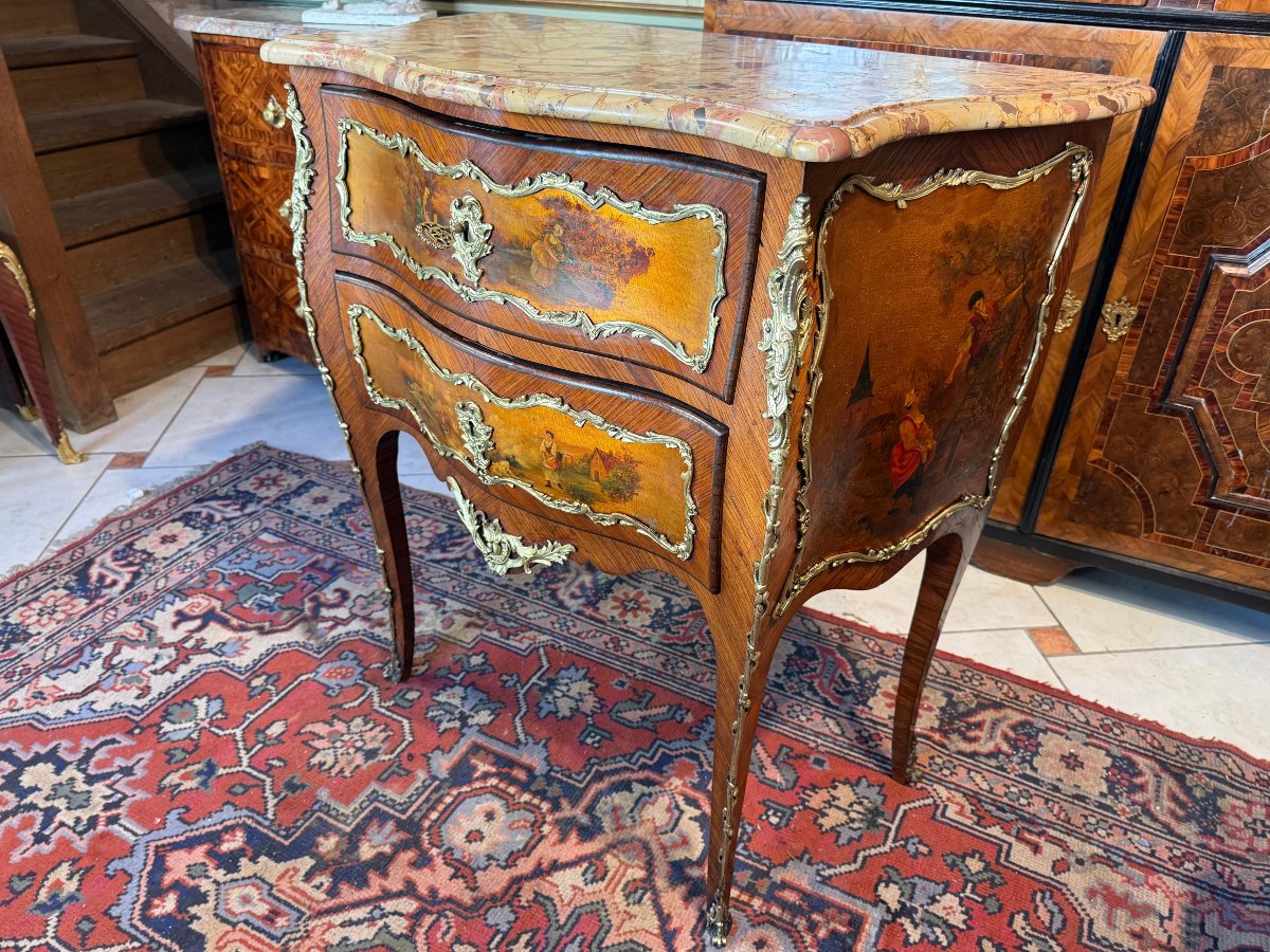 Louis XV-style Chest Of Drawers – Martin Varnish-photo-4