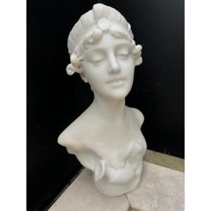 Marble Bust Of Woman