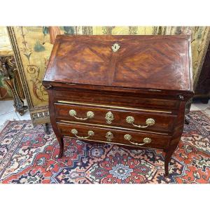 Scriban Commode Forming Secretary, Regency Style, 18th Century Period