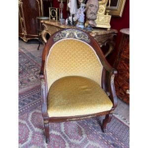 FAUTEUIL DE BUREAU D EPOQUE EMPIRE