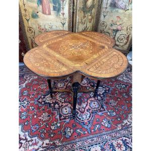Louis XVI Style Living Room Table With Flat Flap