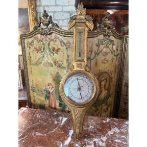 Barometer - Louis XVI Period Thermometer