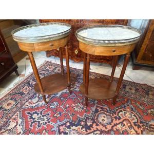 Pair Of Louis XVI Style Bedside Tables