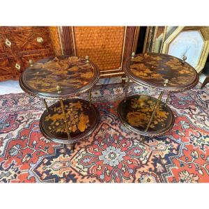 Pair Of House End Table Rings