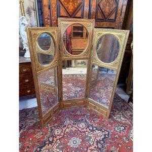 Louis XVI Style Gilded Wood Screen