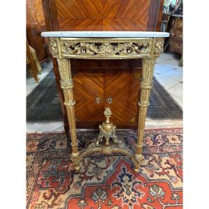  CONSOLE DEMI-LUNE EPOQUE  LOUIS XVI DIRECTOIRE 