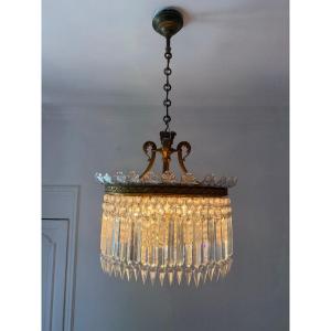 LUSTRE CRINOLINE DE LA CRISTALLERIE DE BACCARAT