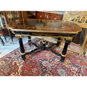 TABLE DE MILIEU OU BUREAU EPOQUE NAPOLEON III