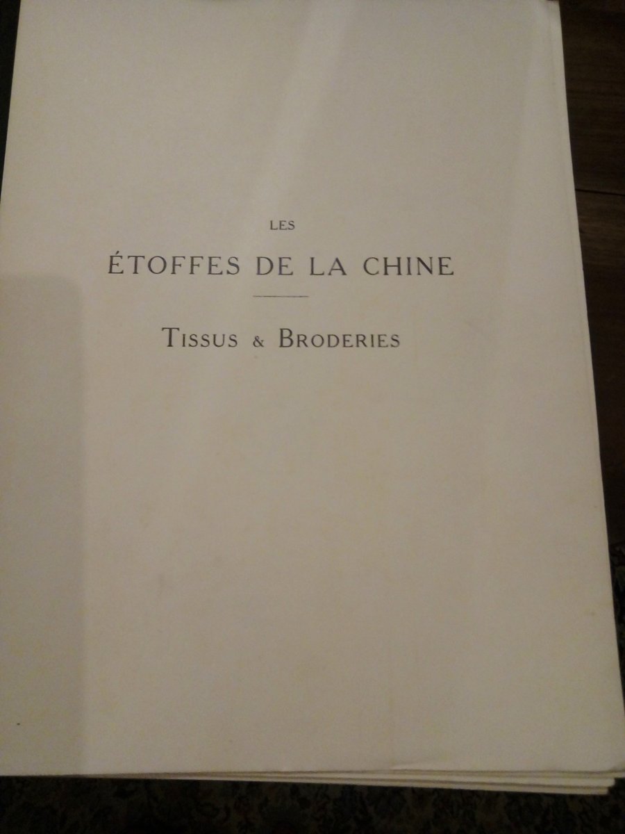 Les étoffes De La Chine, Tissus Et Broderies, Ardenne De Tizac (h. d')-photo-3