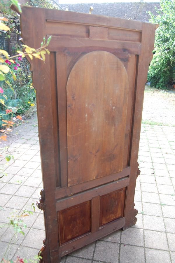 Napoleon III Coat Rack In Walnut Late 19th Century-photo-2
