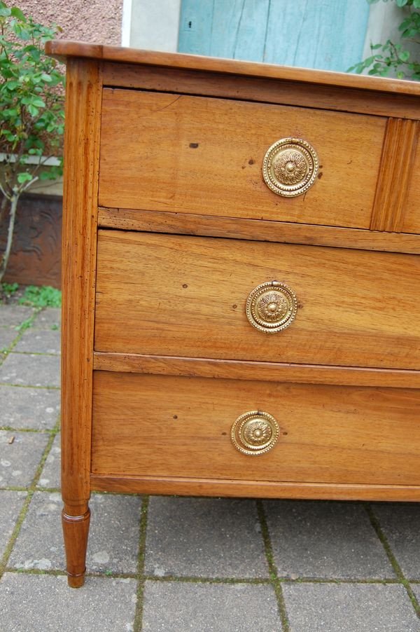Commode D époque Louis XVI En Noyer Du 18 E Siécle-photo-4