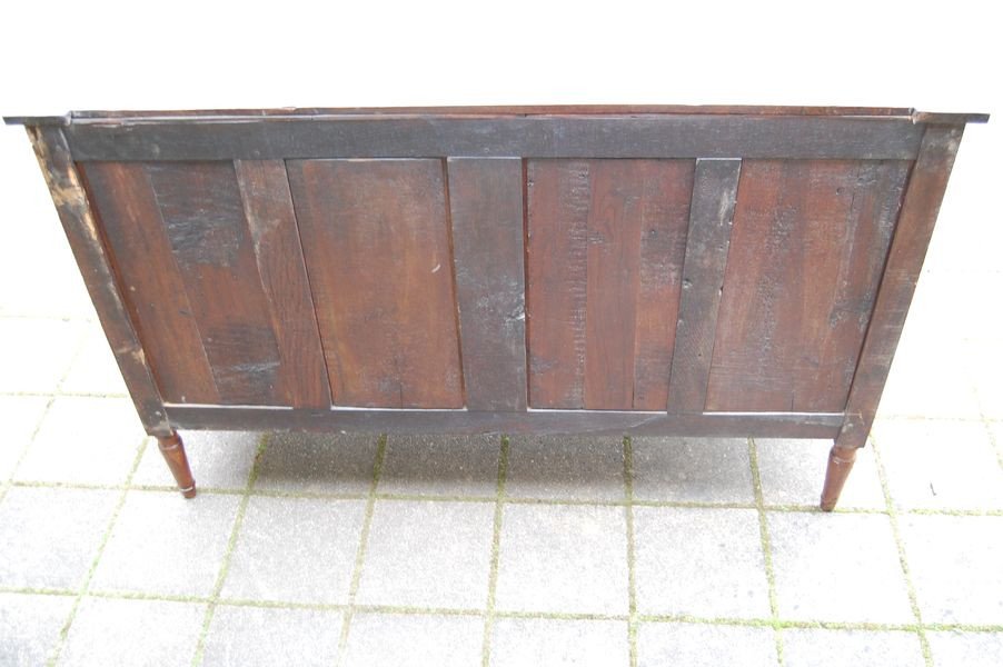 Commode D époque Louis XVI En Noyer Du 18 E Siécle-photo-5