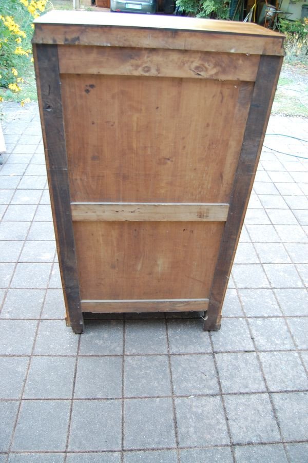 Louis Philippe Period Weekly Chest In Walnut From The 19th Century-photo-4