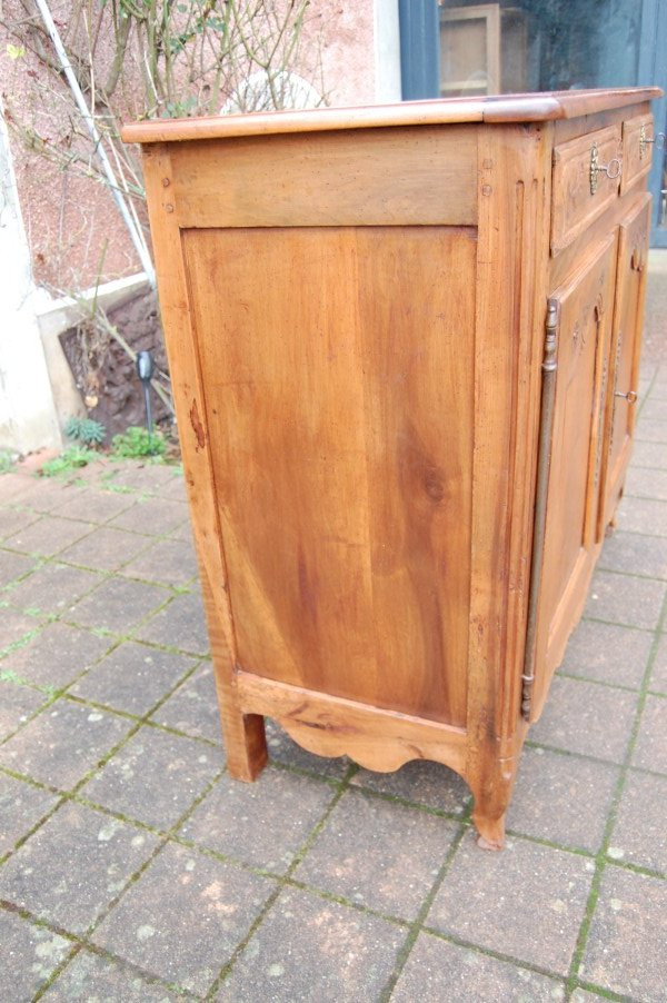 buffet louis XV en noyer du 19e siécle-photo-2