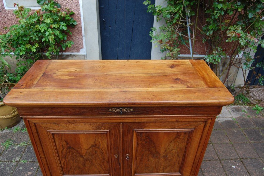 19th Century Louis Philippe Walnut Buffet-photo-2