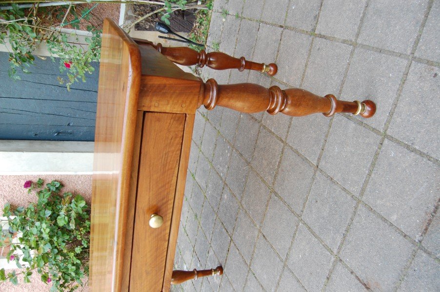 19th Century Louis Philippe Period Walnut Desk-photo-2