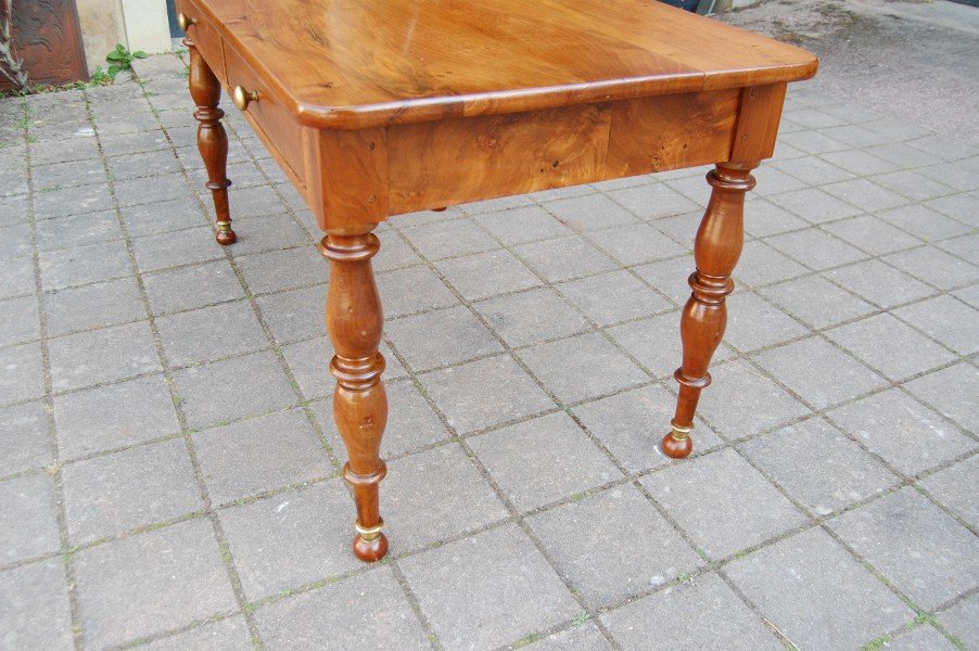 19th Century Louis Philippe Period Walnut Desk-photo-4