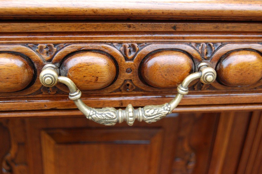 Napoleon III Walnut Checkroom Late 19th Century-photo-8
