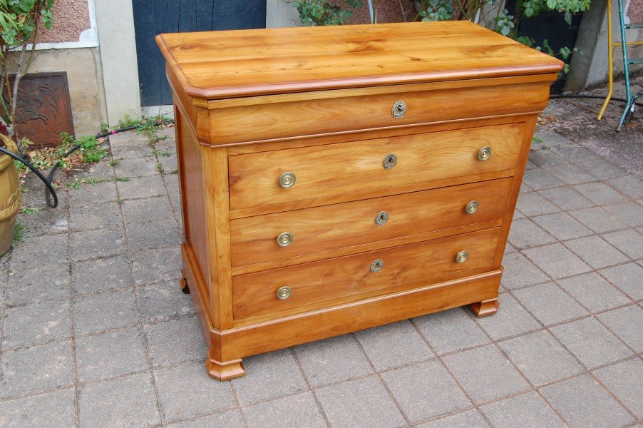 commode d époque louis philippe en merisier du 19 e siécle