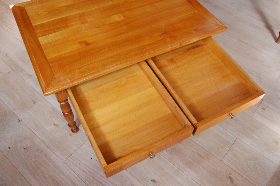 table basse en merisier-photo-1