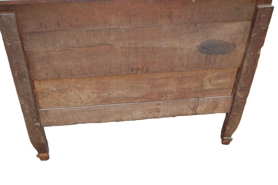 commode en noyer d époque transition louis XV louis XVI du 18e siécle-photo-1