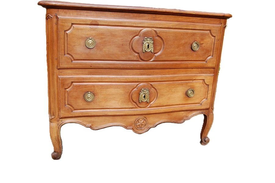 commode en noyer d époque transition louis XV louis XVI du 18e siécle