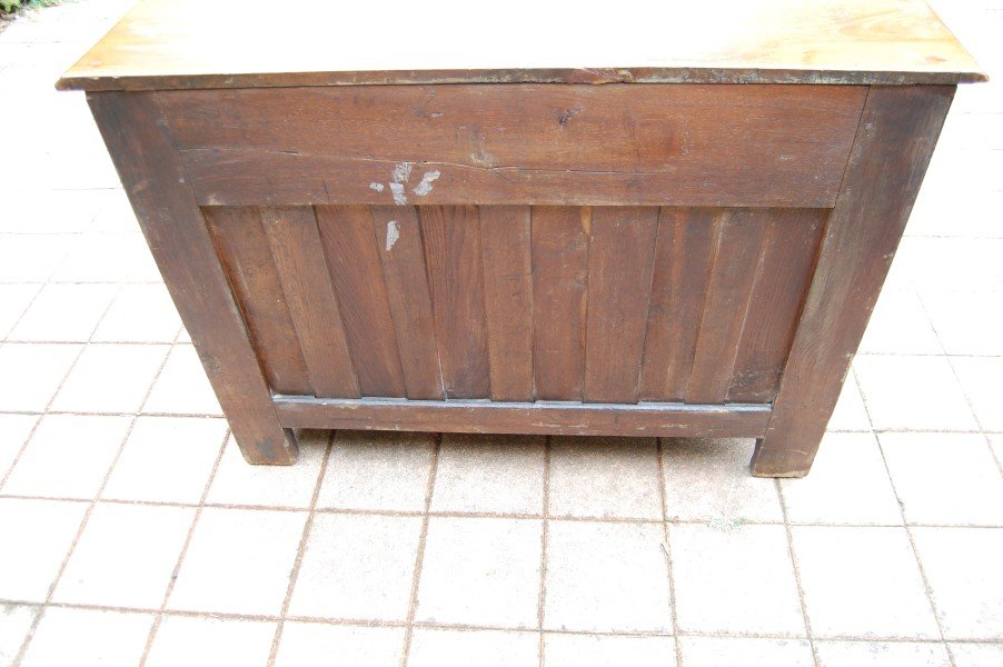 18th-century Louis XV-style Parisian Chest Of Drawers Made Of Walnut-photo-5