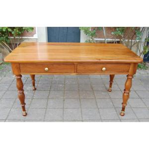 19th Century Louis Philippe Period Walnut Desk