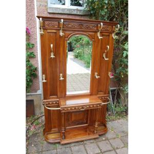 Napoleon III Walnut Checkroom Late 19th Century