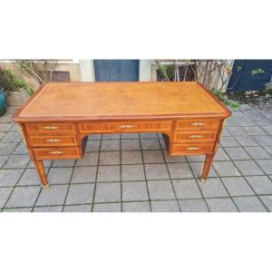 Late 19th-century Louis XVI-style Desk With Marquetry