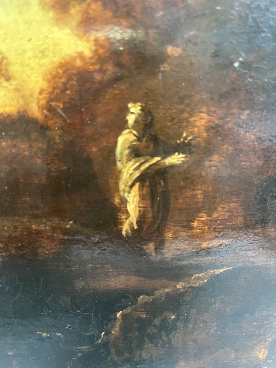19th Century Painting Bacchus-photo-4