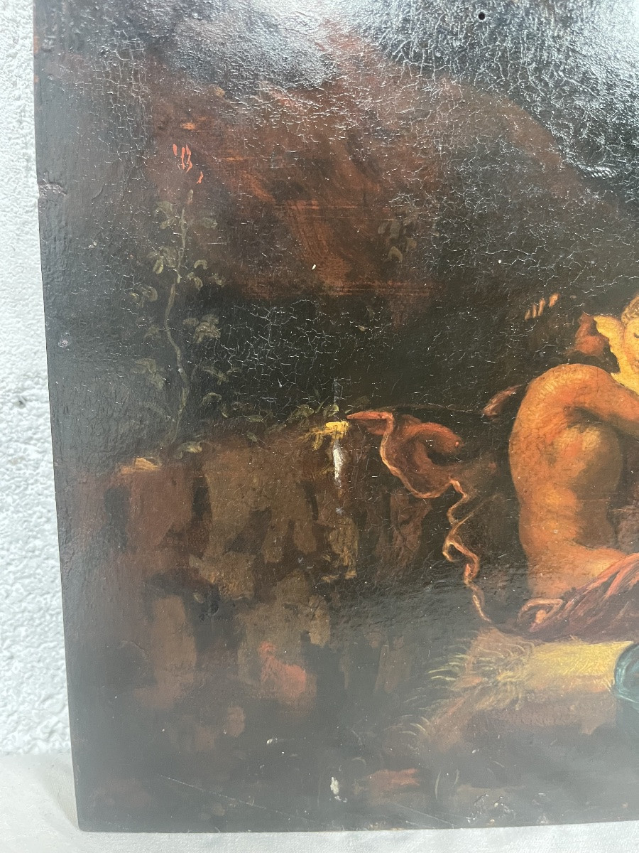 19th Century Painting Bacchus-photo-1