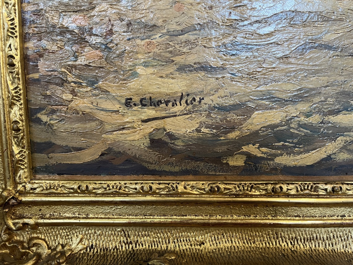 Painting By Ernest Chevalier -photo-2