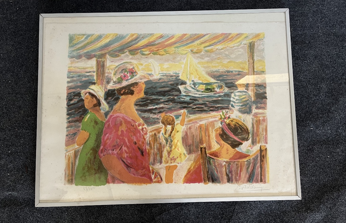 Lithograph By E. Addam