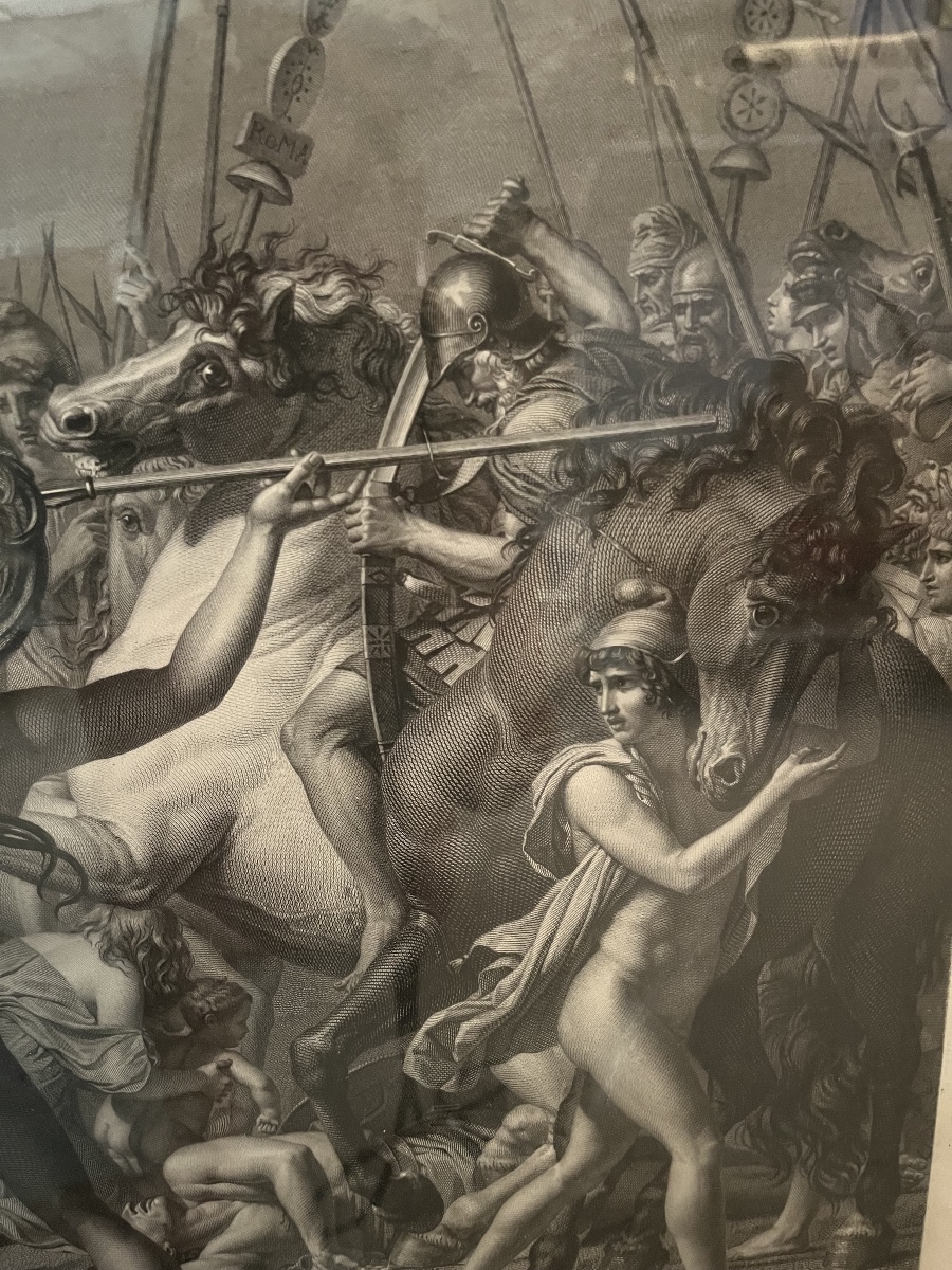 Engraving, “the Sabine Women” By Jacques-louis David-photo-2