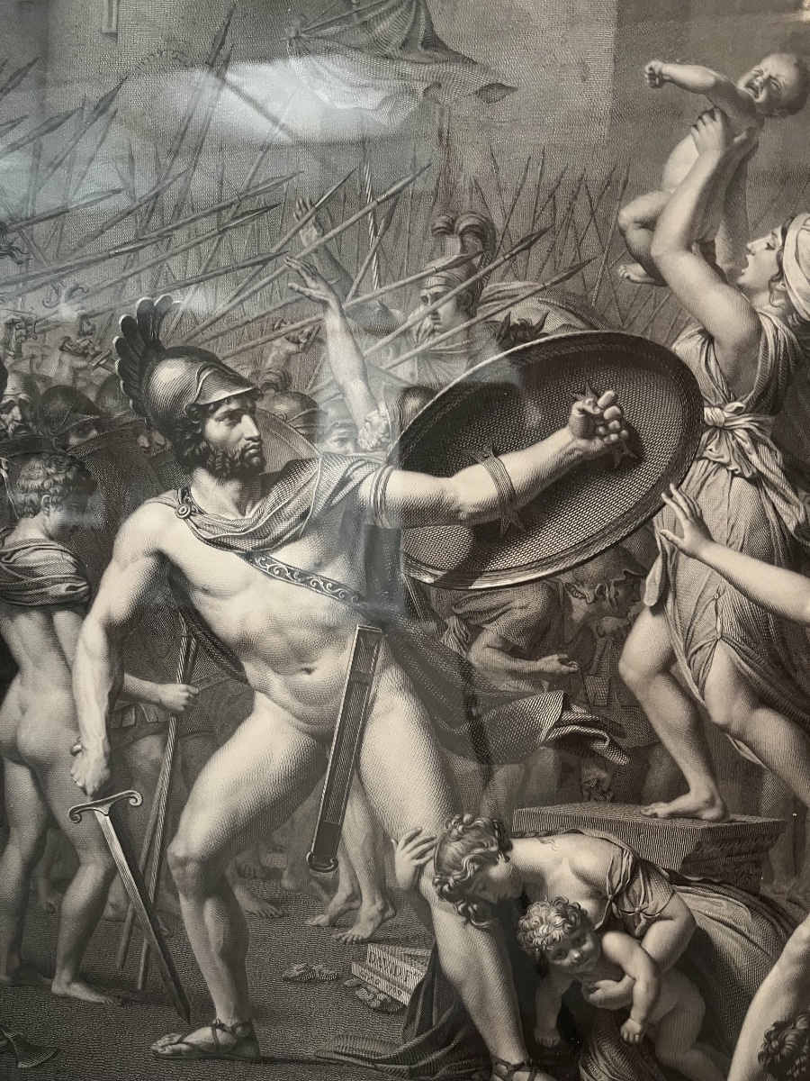 Engraving, “the Sabine Women” By Jacques-louis David-photo-3
