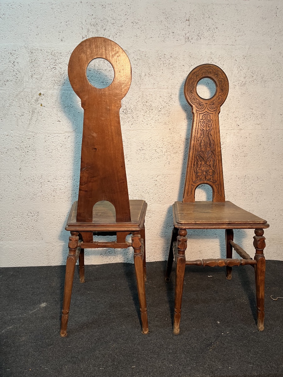 Art Nouveau Escabelle Chairs-photo-2