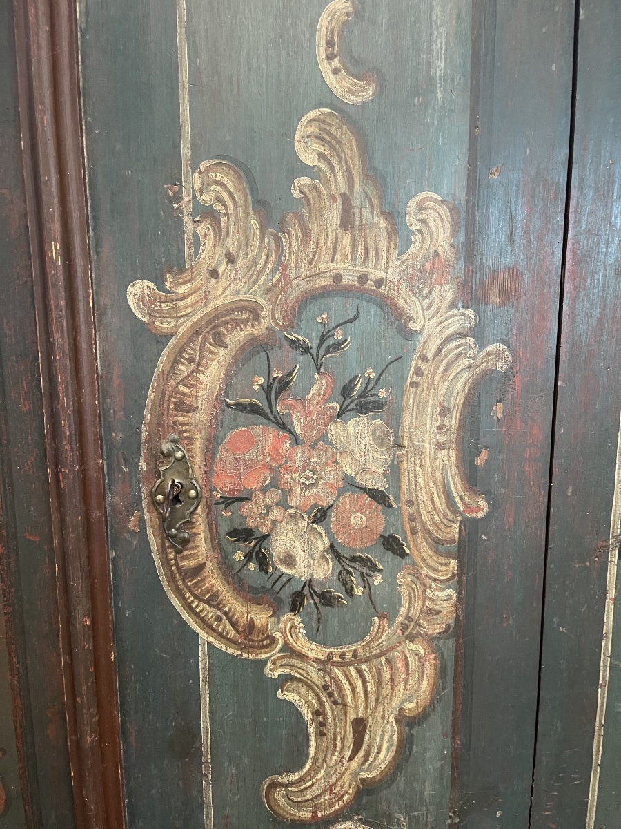 Armoire de mariage peinte 1790-photo-1