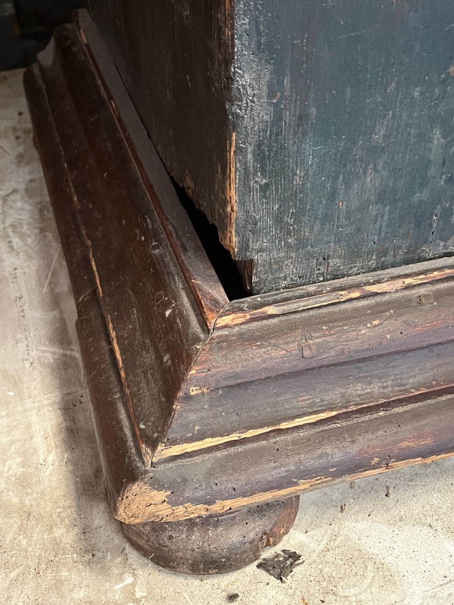 Armoire de mariage peinte 1790-photo-4