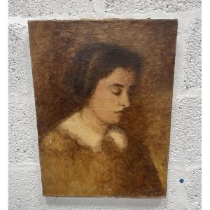 Portrait Signed J.dupre
