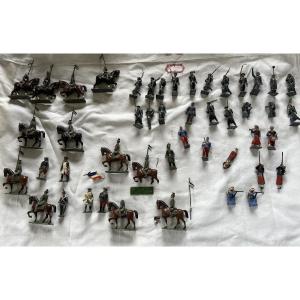 Set Of Antique Lead Soldiers