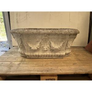Jardinière en pierre reconstituée néo classique